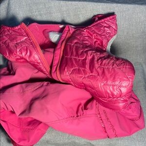 Obermeyer Kids Winter Ski Bib in Bright Pink